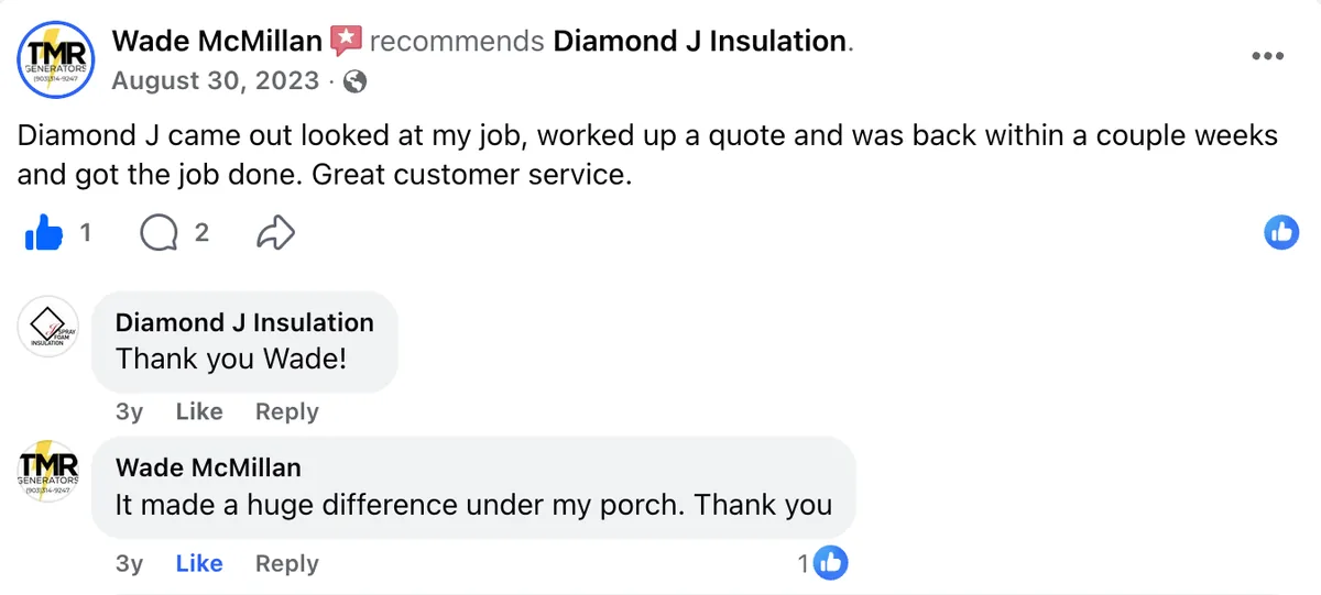 Verified Diamond J customer review 24